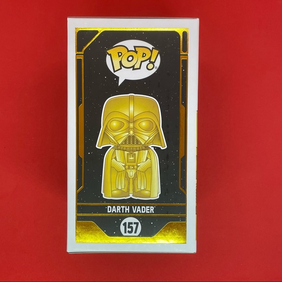Funko POP! Star Wars Darth Vader #157 Golden Walmart Exclusive - Picture 4 of 6
